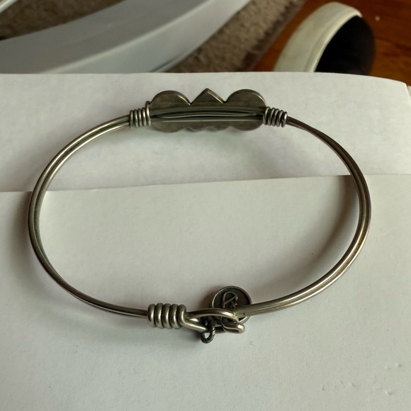 Luca + Danni Peace Love Happiness Silver Charm Bracelet - Picture 2 of 2